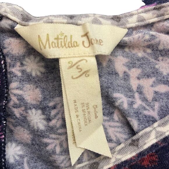 Matilda Jane Resolution Swing Dress Navy Floral Small - Picture 3 of 3